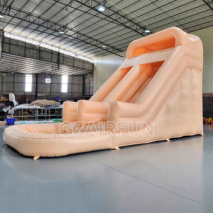17ft inflatable peach waterslide