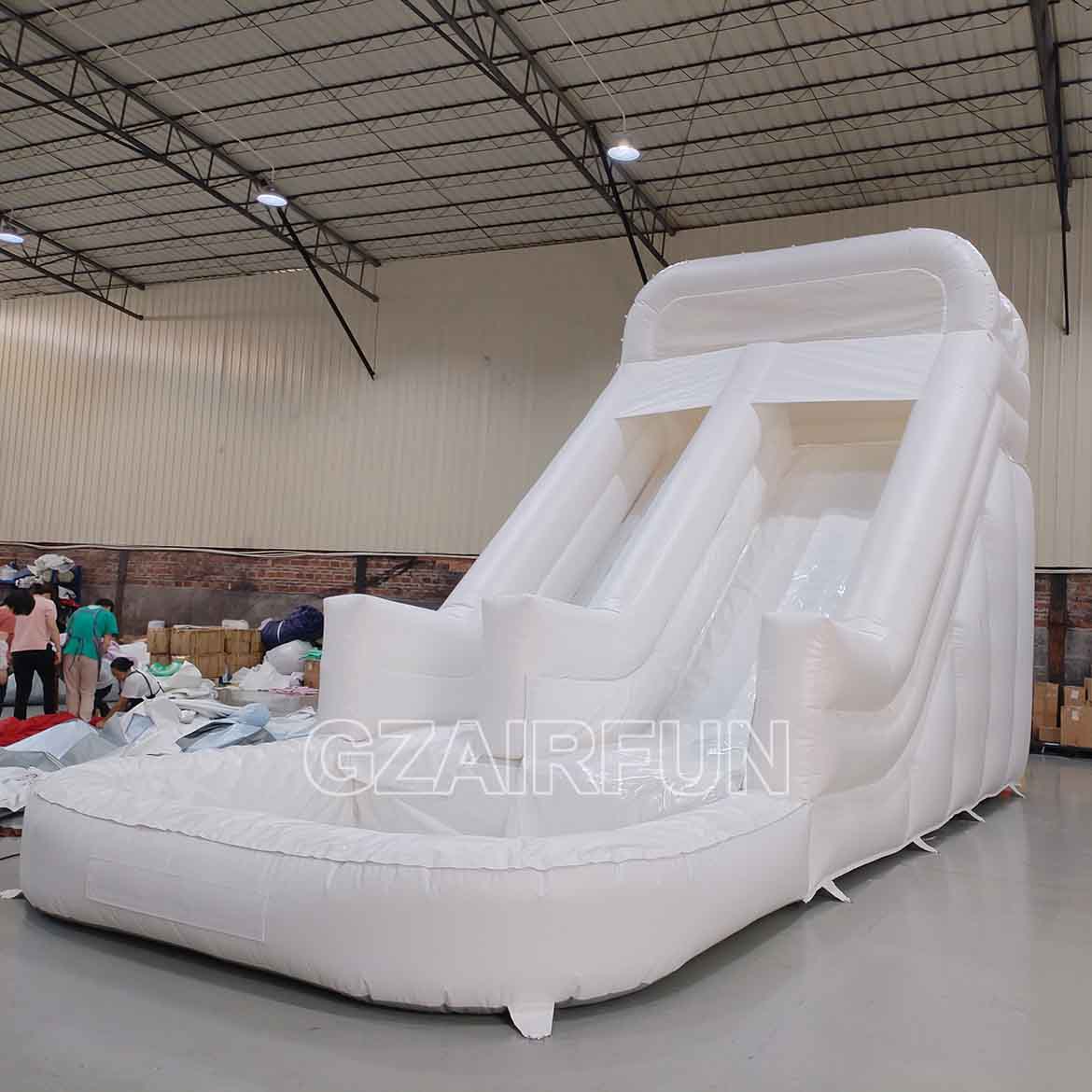 17ft inflatable white water slide