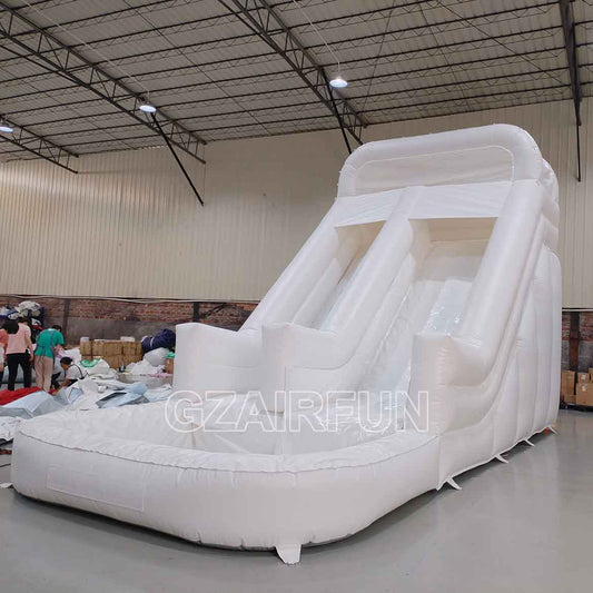 17ft inflatable white water slide