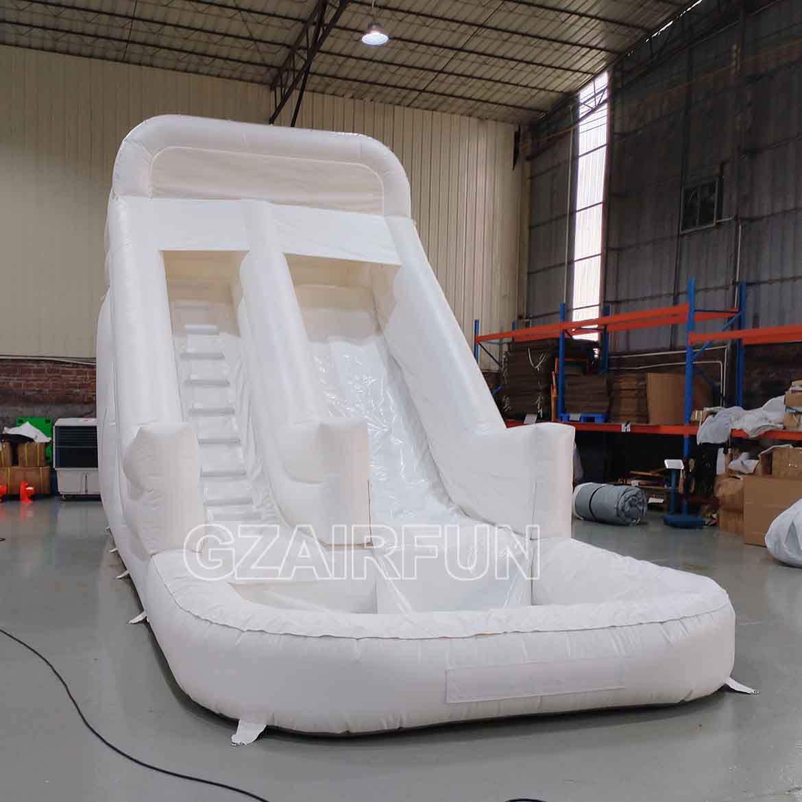 17ft inflatable white water slide