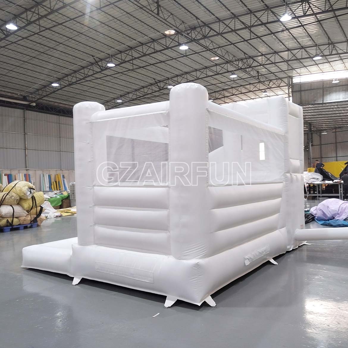 3 in 1 White Bouncer With Slide And Ball Pit