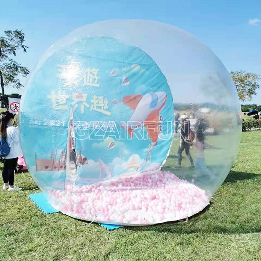 inflatable bubble dome for balls toddler party play