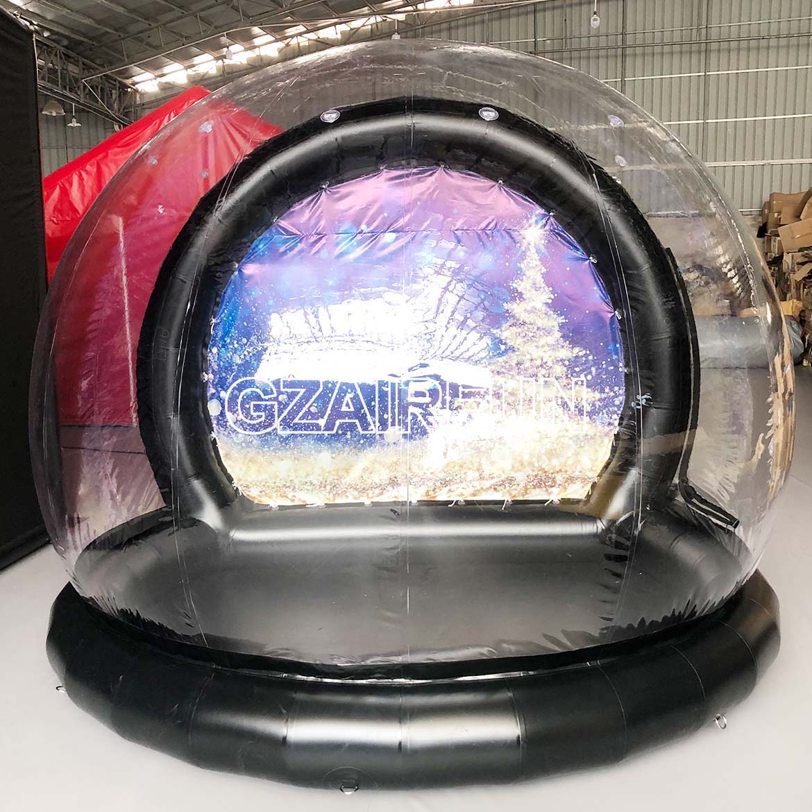 Advertising Transparent Bubble Dome Customized Backdrop Snow Globe