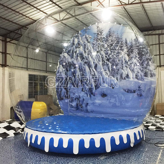 inflatable custom bouncy snow globe