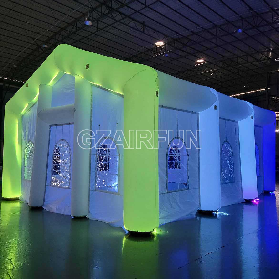 Gaint Inflatable Wedding Tent Event Party Tents Advertising Building House with LED light