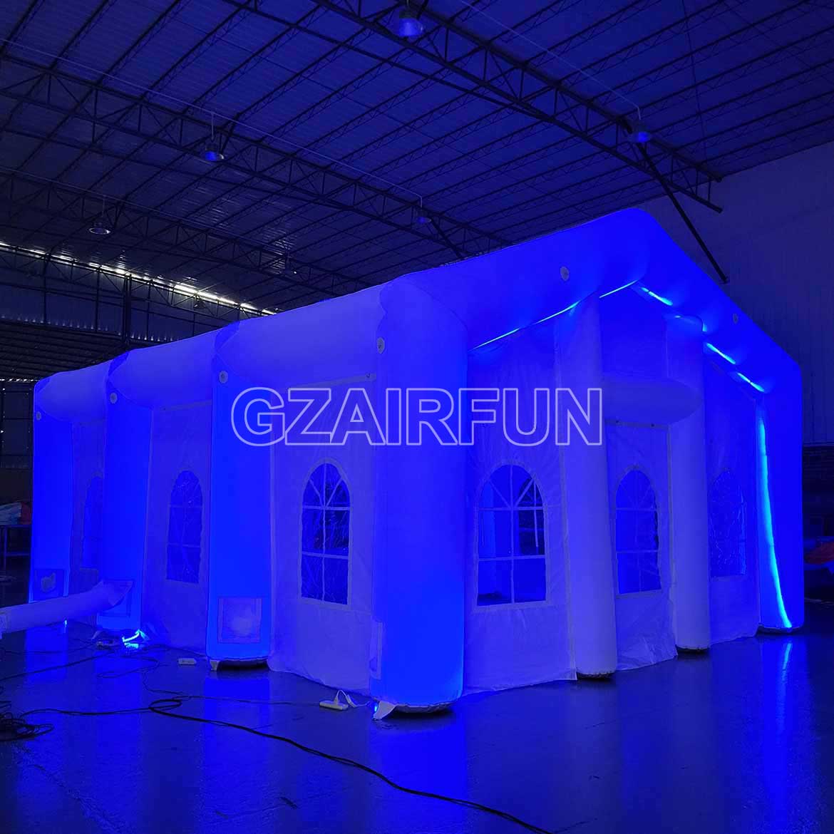 Gaint Inflatable Wedding Tent Event Party Tents Advertising Building House with LED light