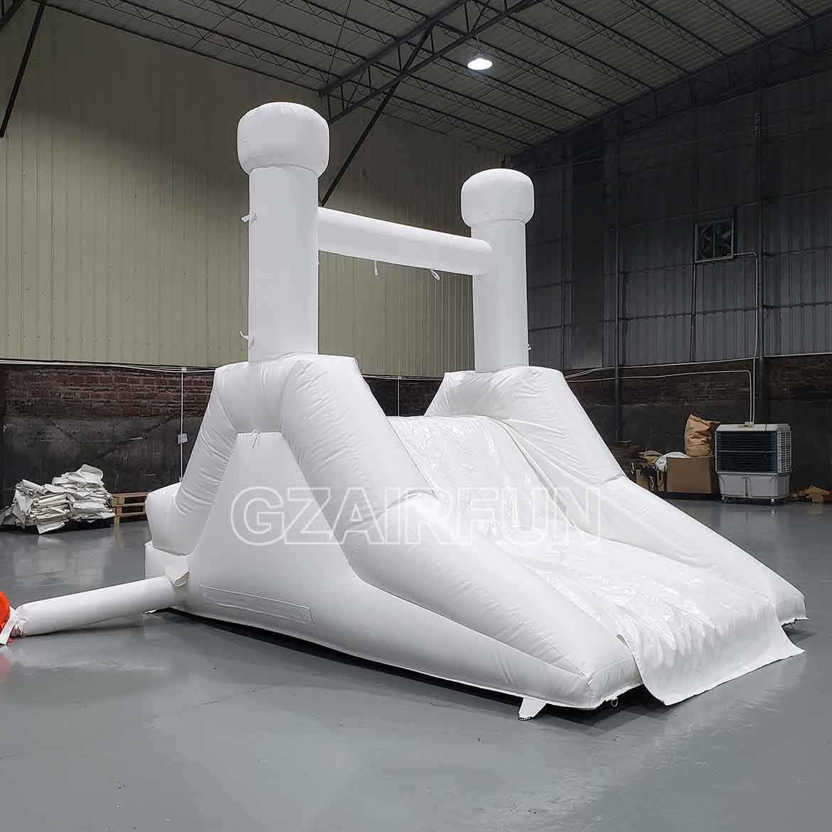 Mini inflatable pool slide for kids