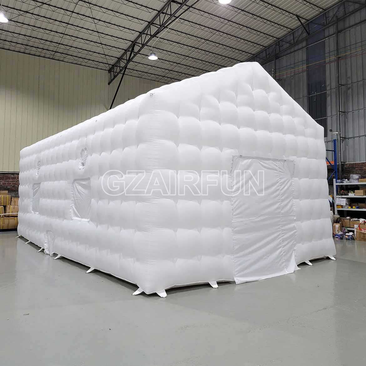 White Color Nightclub Party Tent With Disco Ball