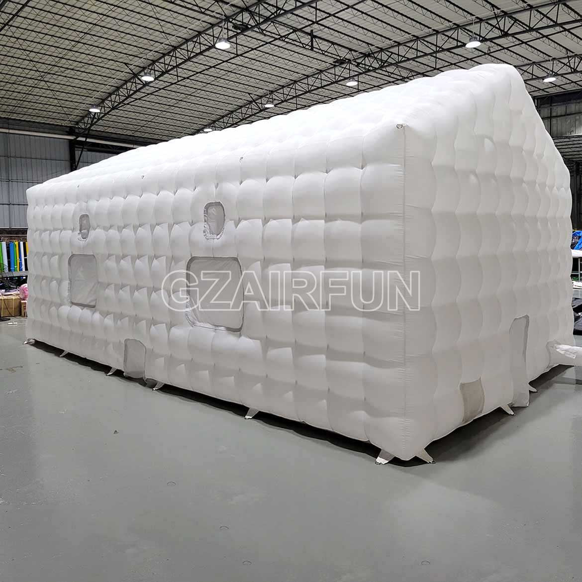 White Color Nightclub Party Tent With Disco Ball