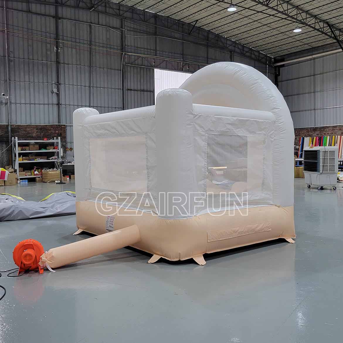 Pastel Color rainbow bounce house for toddler party